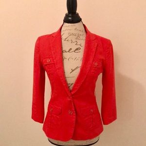 New York & Company Linen Blazer